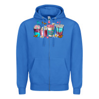True Royal mom fuel coffee cups Zipper Hoodie - NancyCooperArtShop