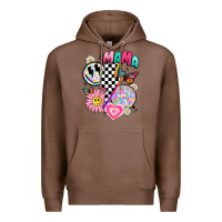 Chestnut retro mama Premium Hoodie - JahusDesignShop