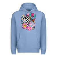Colony Blue retro mama Premium Hoodie - JahusDesignShop