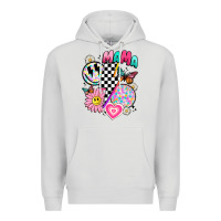 Dove Grey retro mama Premium Hoodie - JahusDesignShop