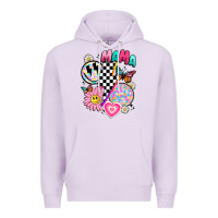 Lilac retro mama Premium Hoodie - JahusDesignShop