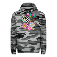 Slate Camo retro mama Premium Hoodie - JahusDesignShop