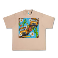 Burro school bus seamless pattern Urban Heavy Tee - BundleAndBundleShop