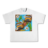 Lunar Rock school bus seamless pattern Urban Heavy Tee - BundleAndBundleShop