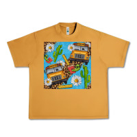 Peanut Butter school bus seamless pattern Urban Heavy Tee - BundleAndBundleShop