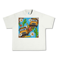 Pistachio school bus seamless pattern Urban Heavy Tee - BundleAndBundleShop