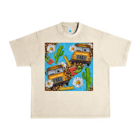 Sandshell school bus seamless pattern Urban Heavy Tee - BundleAndBundleShop