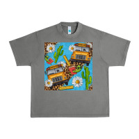 Tornado school bus seamless pattern Urban Heavy Tee - BundleAndBundleShop