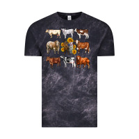 Western Cowsand Sunflowers Vintage Tee | Teevron