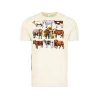 Vintage Arctic western cowsand sunflowers Vintage Tee - AdoDesignShop