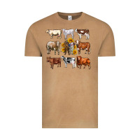 Vintage Camel western cowsand sunflowers Vintage Tee - AdoDesignShop