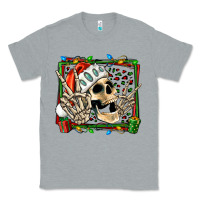 Heather Grey Christmas happy skeleton Classic Tee - Jasminsmagicworld