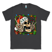 Smoke Christmas happy skeleton Classic Tee - Jasminsmagicworld