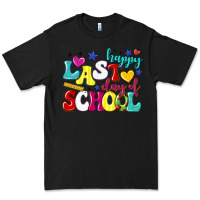 Black happy last day of school Premium Tee - texasbilliewilder
