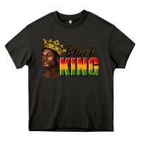 Asphalt afro man black king Heavy Core Tee - texasbilliewilder
