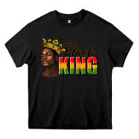 Black afro man black king Heavy Core Tee - texasbilliewilder