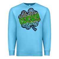 Ocean Blue lucky st patrick s day Premium Sweatshirt - Artiststas