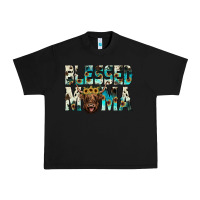 Black blessed mama Urban Heavy Tee - JahusDesignShop