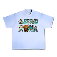 Grape Ice blessed mama Urban Heavy Tee - JahusDesignShop