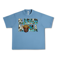 Pebble Blue blessed mama Urban Heavy Tee - JahusDesignShop