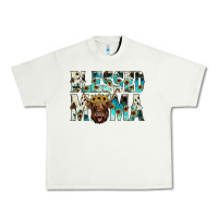 Pistachio blessed mama Urban Heavy Tee - JahusDesignShop