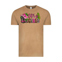 Lets Go Girls With Boots And Hats Vintage Tee | Teevron