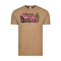 Vintage Coffee lets go girls with boots and hats Vintage Tee - AdoDesignShop