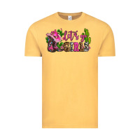 Vintage Mustard lets go girls with boots and hats Vintage Tee - AdoDesignShop