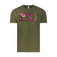 Vintage Olive lets go girls with boots and hats Vintage Tee - AdoDesignShop
