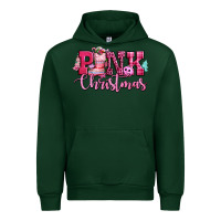 Forest Green pink christmas Urban Hoodie - CowGirlArtShop