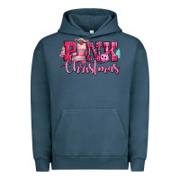 Pigment Midnight Navy pink christmas Urban Hoodie - CowGirlArtShop