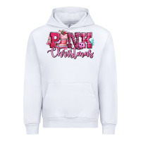 White pink christmas Urban Hoodie - CowGirlArtShop