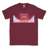 Burgundy Mama is Valentine 16oz Classic Tee - CowhideDigitalArt