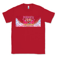 Red Mama is Valentine 16oz Classic Tee - CowhideDigitalArt