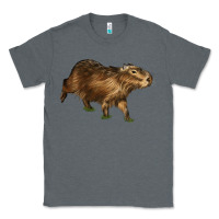 Charcoal Heather Capybara Classic Tee - LillyAllenDesigns