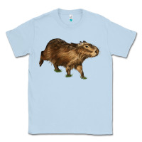 Dusty Blue Capybara Classic Tee - LillyAllenDesigns