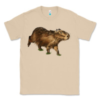 Mushroom Capybara Classic Tee - LillyAllenDesigns