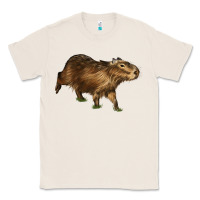 Natural Capybara Classic Tee - LillyAllenDesigns