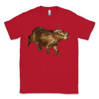 Red Capybara Classic Tee - LillyAllenDesigns