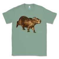 Sage Capybara Classic Tee - LillyAllenDesigns