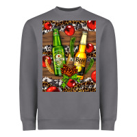 Storm beer bottles with wheat and barley Heavyweight Sweatshirt - AdoDesignShop