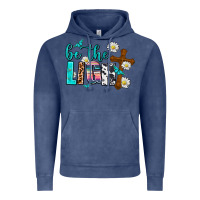 Vintage Denim be the light Vintage Hoodie - AdoDesignShop