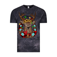 Cloud Black christmas horseshoe Vintage Tee - JahusDesignShop