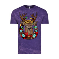 Cloud Purple christmas horseshoe Vintage Tee - JahusDesignShop