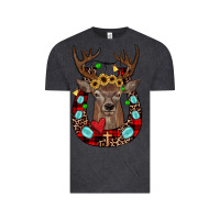 Vintage Black christmas horseshoe Vintage Tee - JahusDesignShop