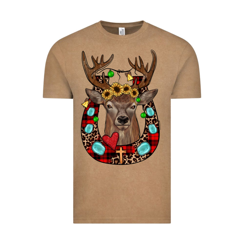 Christmas Horseshoe Vintage Tee by JahusDesignShop | Teevron