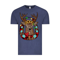 Vintage Denim christmas horseshoe Vintage Tee - JahusDesignShop
