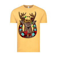 Vintage Mustard christmas horseshoe Vintage Tee - JahusDesignShop