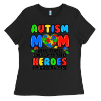 Black autism mom some people look up to their heroes i'm Ladies Tee - JahusDesignShop