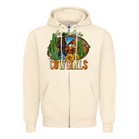 Sandshell long live cowgirls Zipper Hoodie - NancyCooperArtShop